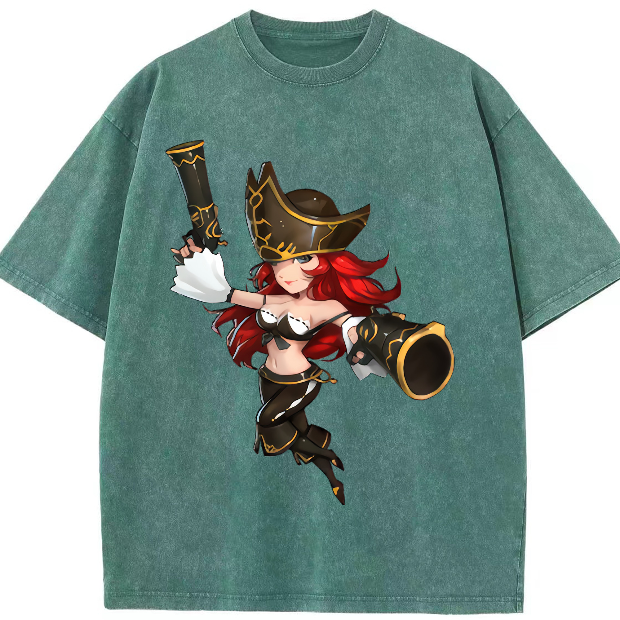 リーグ・オブ・レジェンド League of Legends LOL 綿100% ヴィンテージ風 半袖Tシャツ（フロントプリント）